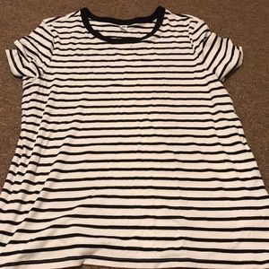 High neck short sleeve shirt